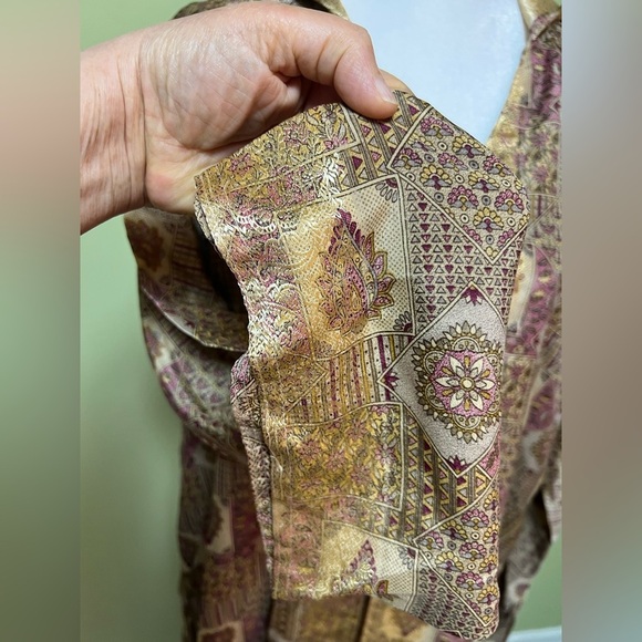 Vintage beautiful repeating geometric pattern abaya.Size xxxl,fits XL perfectly - Picture 5 of 14